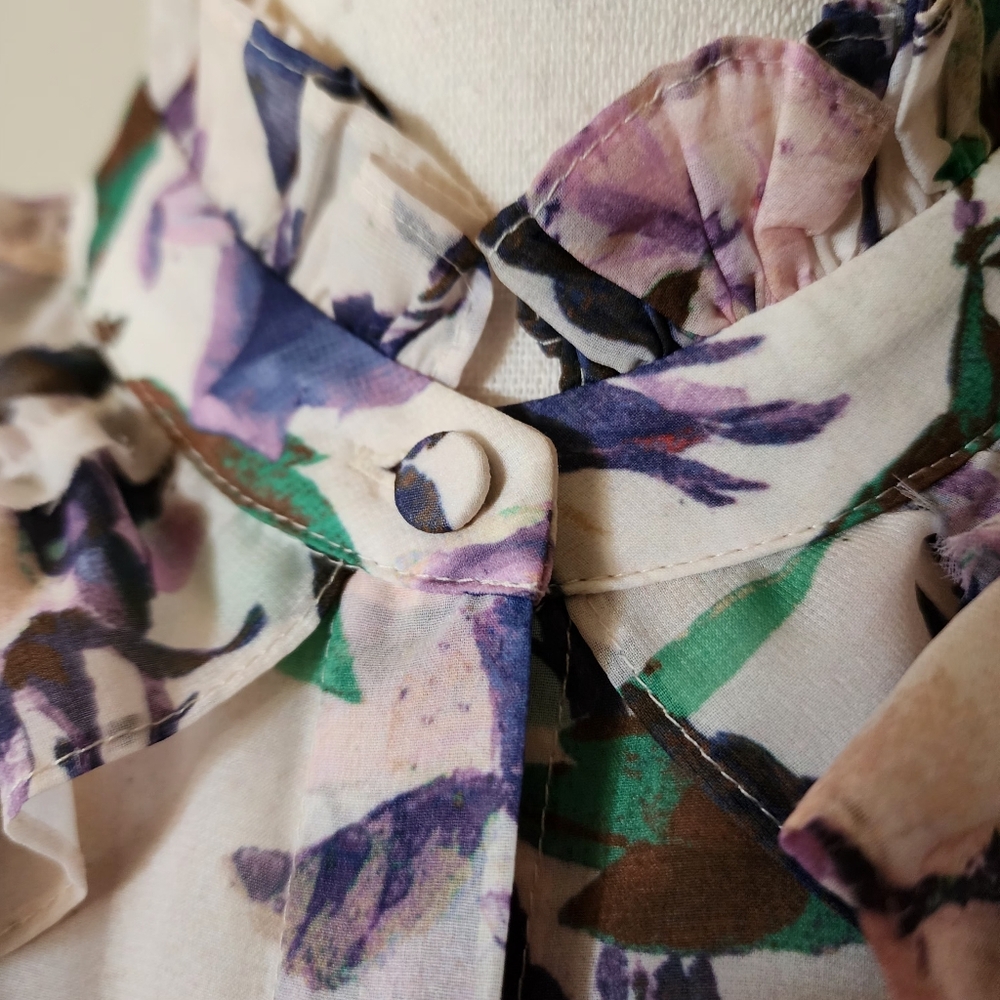 đ„Kobi Halperin Ruffled Phoenix Blouse - Picture 9 of 17